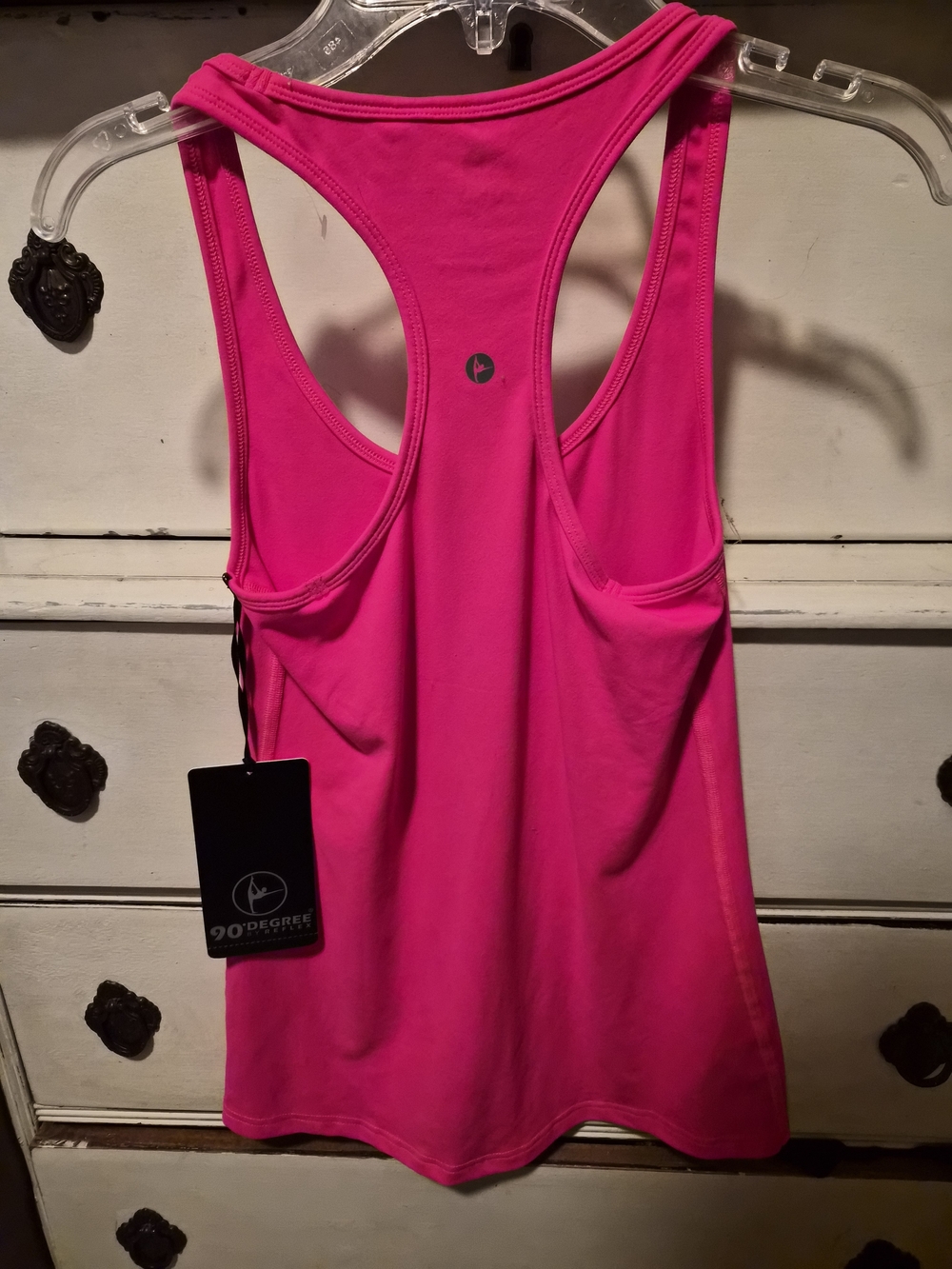 NWT 90 Degree By Reflex Pink Blaze Racerback Tank XS - Picture 9 of 11